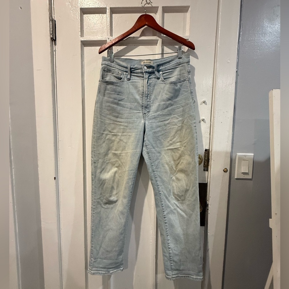 Madewell Light Blue Straight Leg Jeans